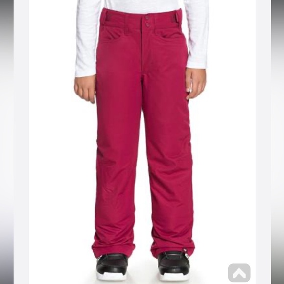 Roxy Girls' Backyard Snow Pants-size small - Picture 1 of 7